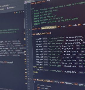 Screen with C# code
