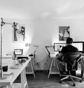 Person Coding on Python