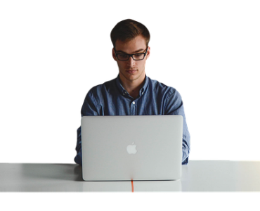 Person Coding on laptop