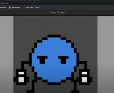 graphic editor with a ready-made sprite