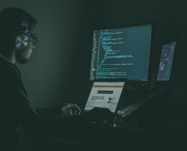 Coding C# in the night