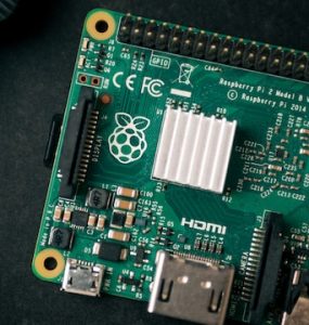 Raspberry Pi on the table