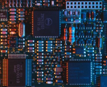 Motherboard on the table