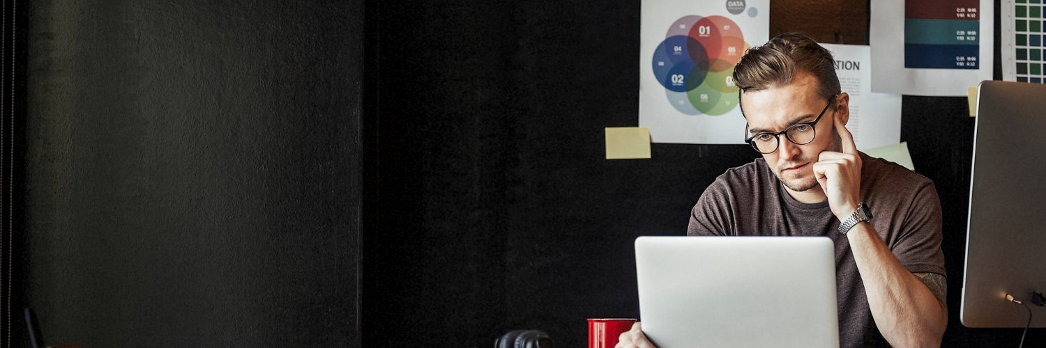 Web Designer With Laptop