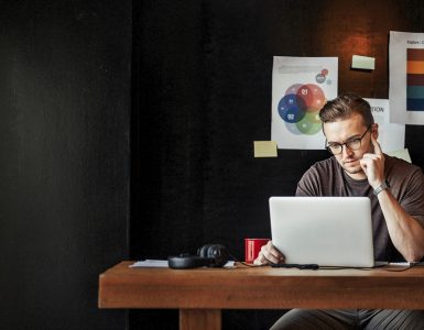 Web Designer With Laptop