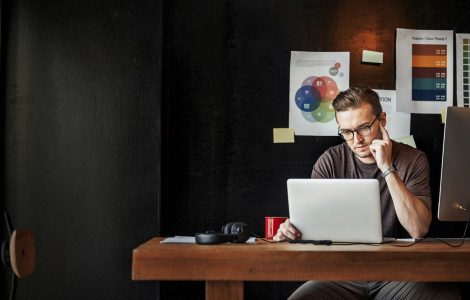 Web Designer With Laptop
