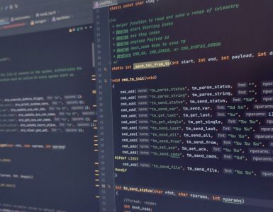 Screen with C# code