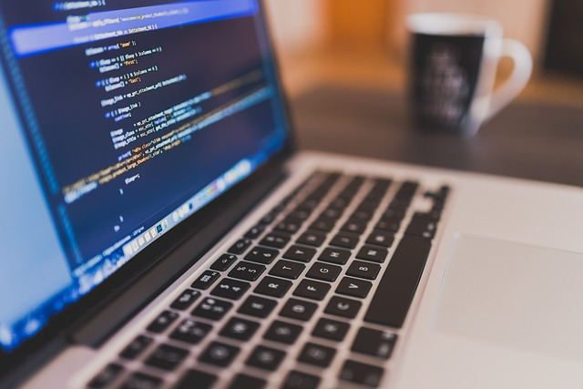 Code on Laptop