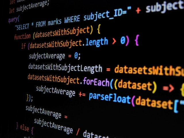 A photo of a node.js-scipt.