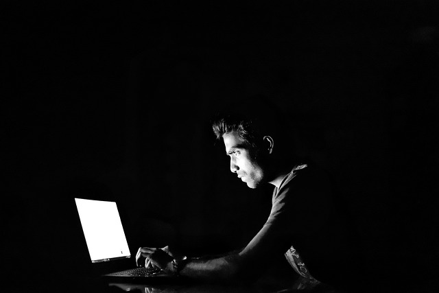 Person Coding On Laptop