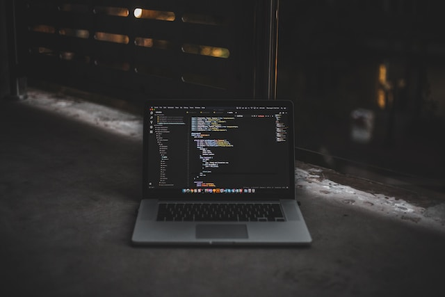 Laptop with Code