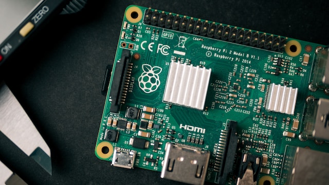 Raspberry Pi on the table