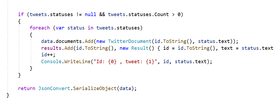 Complex C# example
