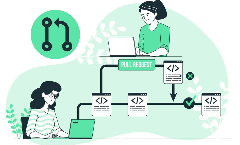 Pull Request Illustration